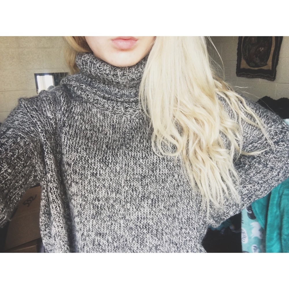 Cowl neck sweater